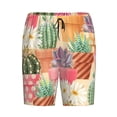 thumbnail image 1 of Lsque Succulent And Cactus Mens Sleep Pajama Shorts,Short Pajama Pants, Cotton Ultra-Soft Knit-XX-Large, 1 of 9