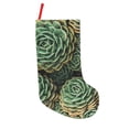 thumbnail image 1 of Lsque Succulents Pattern 18 Inch Christmas Stockings, Festive Holiday Stocking for Christmas Decorations Holiday Decor, 1 of 8