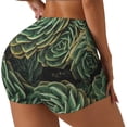 thumbnail image 1 of Lsque Succulents Pattern High Waisted Biker Shorts for Women-Tummy Control Fitness Athletic Workout Running Yoga Gym Shorts,Moisture-Wicking-, 1 of 9