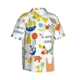 thumbnail image 1 of Lsque Summer Animal pattern Hawaiian Shirt for Men, Unisex Summer Beach Casual Short Sleeve Button Down Shirts-3X-Large, 1 of 9