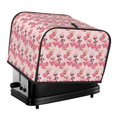 thumbnail image 1 of Lsque Summer Flamingo Print 4 Slice Toaster Cover , Kitchen Appliance Dustproof Protector , Toaster Protector Dustproof Kitchen Appliance Cover, 1 of 7