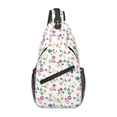 thumbnail image 1 of Lsque Summer Floral Pattern Cross Chest Bag Diagonally – Premium Durable Front Chest Sling with Adjustable Padded Strap, High-Capacity Storage, 1 of 8
