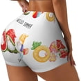 thumbnail image 1 of Lsque Summer Gnome Pattern High Waisted Biker Shorts for Women-Tummy Control Fitness Athletic Workout Running Yoga Gym Shorts,Moisture-Wicking-X-Large, 1 of 9