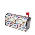 thumbnail image 1 of Lsque Summer Mailbox Cover Standard Size ,Magnetic Mailbox Covers Post Wraps Letter Box Cover -25.5x21 in, 1 of 9