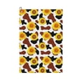 thumbnail image 1 of Lsque Sunflower Cow Premium Golf Towel - Ultra Absorbent and Quick Drying Microfiber Towel with Carabiner - Gift for Men -24" X 16", 1 of 8