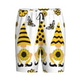 thumbnail image 1 of Lsque Sunflower Gnome Mens Sleep Pajama Shorts,Short Pajama Pants, Cotton Ultra-Soft Knit-Medium, 1 of 9