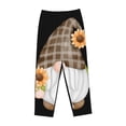 thumbnail image 1 of Lsque Sunflower Gnomes 4 Print Women's Pajama Pants, Lounge Pant - Comfortable Home Wear,Elastic Waistband, Stylish Design-X-Large, 1 of 9