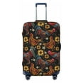 thumbnail image 1 of Lsque Sunflower Rooster Printed Luggage Cover, Travel Luggage Protector,Scratch and Dirt Resistant, Fits 18-32 Inch Luggage - Small, 1 of 9