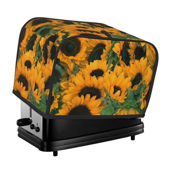 Lsque Sunflowers 7 Print 2 Slice Toaster Cover , Kitchen Appliance Dustproof Protector , Toaster Protector Dustproof Kitchen Appliance Cover