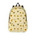 thumbnail image 1 of Lsque Sunflowers Bee Pattern Canvas Daypack, Durable Backpack, High-quality Versatile Backpack,Vintage Compact Backpack-Small, 1 of 6