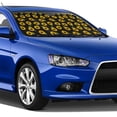thumbnail image 1 of Lsque Sunflowers Car Windshield Sun Shade | Accordion Folding Style Auto Shade for Car Truck SUV Van | Blocks UV Rays Sun Visor Protector | Small, 1 of 7
