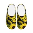 thumbnail image 1 of Lsque Sunflowers In Vintage Pattern Womens Comfort Cotton on Scuff With Memory Foam and Anti-skid Sole Slipper-37/38, 1 of 7