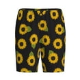 thumbnail image 1 of Lsque Sunflowers Mens Sleep Pajama Shorts,Short Pajama Pants, Cotton Ultra-Soft Knit-XX-Large, 1 of 9
