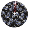 thumbnail image 1 of Lsque Sunflowers Print Christmas Tree Skirt, Tree Skirt with Ties or Velcro, Perfect for Holiday Decorations, Halloween, and New Year-48", 1 of 7