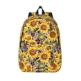 thumbnail image 1 of Lsque Sunflowers Vintage Pattern Canvas Daypack, Durable Backpack, High-quality Versatile Backpack,Vintage Compact Backpack-Medium, 1 of 6