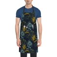 thumbnail image 1 of Lsque Sunflowers Waterproof Apron Chef Aprons for Men Heavy Duty Chemical Work Apron Extra Long Grilling Aprons with Adjustable Bib Apron, 1 of 9