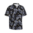 thumbnail image 1 of Lsque Sunflowers pattern Hawaiian Shirt for Men, Unisex Summer Beach Casual Short Sleeve Button Down Shirts-X-Large, 1 of 9