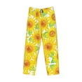 thumbnail image 1 of Lsque Sunflowers2 Print Men's Pajama Pants, Lounge Pant - Comfortable Home Wear,Elastic Waistband, Stylish Design-X-Large, 1 of 9