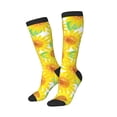 thumbnail image 1 of Lsque Sunflowers2 Printed Crew Socks Men's Women's LightWeight Thin Casual Calf Socks ,Knee High Socks,Cotton Socks, 1 of 9
