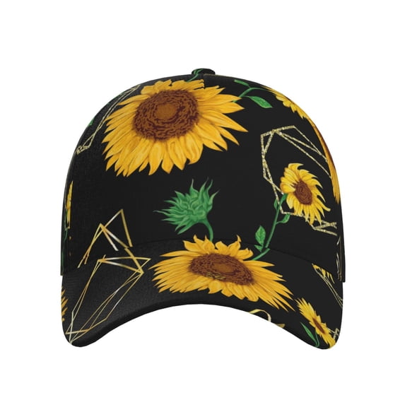 Lsque Sunflowers3 Baseball Cap Trucker Low Profile Hat Golf Dad Hat Adjustable Original Classic Unconstructed Plain Cap Men Women