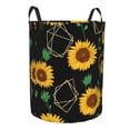 thumbnail image 1 of Lsque Sunflowers3 pattern Laundry Hamper Basket, Tall Woven Rope Hamper Basket for Clothes, Lightweight Storage Basket, Collapsible Waterproof-Medium, 1 of 8