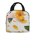 thumbnail image 1 of Lsque Sunny Yellow SunFlower Pattern Lunch Bag Women/Men Insulated Lunch Box,Small Leakproof Cooler Food Lunch Containers Reusable High Capacity Lunch Tote Bags, 1 of 6