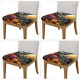 thumbnail image 1 of Lsque Sunset Floral Fantasy Landscape Printed Square Couch Cushion Covers, Floral Sofa Cushion Covers Replacement, Stretch Couch Covers for Couch-16.9in, 1 of 9