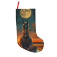 thumbnail image 1 of Lsque Sunset Prairie Meditating Horse Pattern 18 Inch Christmas Stockings, Festive Holiday Stocking for Christmas Decorations Holiday Decor, 1 of 7