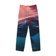 thumbnail image 1 of Lsque Sunshine Ocean Whale Print Men's Pajama Pants, Lounge Pant - Comfortable Home Wear,Elastic Waistband, Stylish Design-Large, 1 of 9