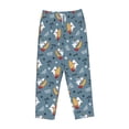 thumbnail image 1 of Lsque Surf Shark Print Women's Pajama Pants, Lounge Pant - Comfortable Home Wear,Elastic Waistband, Stylish Design-Large, 1 of 9