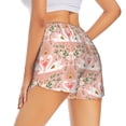 thumbnail image 1 of Lsque Swan Couple Printed Women's Running Shorts with Liner Pockets,Elastic Quick Dry Workout Athletic Gym Yoga Shorts,Womens High Waist Shorts-XX-Large, 1 of 9