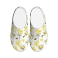 thumbnail image 1 of Lsque Sweet Honey Pattern Womens Comfort Cotton on Scuff With Memory Foam and Anti-skid Sole Slipper-35/36, 1 of 7