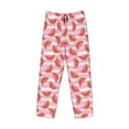 thumbnail image 1 of Lsque Sweet Watermelon Print Men's Pajama Pants, Lounge Pant - Comfortable Home Wear,Elastic Waistband, Stylish Design-Large, 1 of 9