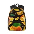 thumbnail image 1 of Lsque Tangerine Classic Casual Backpack - Large Capacity Water-Resistant Backpack for School, Work, Travel, and Outdoor Activities, 1 of 8