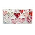 thumbnail image 1 of Lsque Textured Heart Abstract Art Pattern Party Banner, Festive Banner , Holiday Celebrations and Events for Carnival Birthday Party Festival Decorations-Medium, 1 of 8