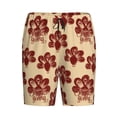 thumbnail image 1 of Lsque Thanksgiving Sketch Turkey Mens Sleep Pajama Shorts,Short Pajama Pants, Cotton Ultra-Soft Knit-3X-Large, 1 of 9
