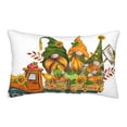 thumbnail image 1 of Lsque Thanksgiving Truck Pattern Pillow Case – Soft & Cozy Throw Pillow Cover, Hypoallergenic Cushion Case for Sleeping Women with Envelope Closure-14"x20", 1 of 6