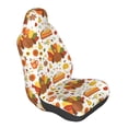 thumbnail image 1 of Lsque Thanksgiving With Turkey Pattern Car Seat Covers for Front Seats , Waterproof Seat Covers for Cars, Sporty Front Seat Covers,Car Seat Cover Protector Front Seats, 1 of 5