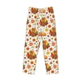 thumbnail image 1 of Lsque Thanksgiving With Turkey Print Men's Pajama Pants, Lounge Pant - Comfortable Home Wear,Elastic Waistband, Stylish Design-Large, 1 of 9