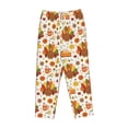 thumbnail image 1 of Lsque Thanksgiving With Turkey Print Women's Pajama Pants, Lounge Pant - Comfortable Home Wear,Elastic Waistband, Stylish Design-Medium, 1 of 9
