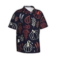 thumbnail image 1 of Lsque Thanksgiving pattern Hawaiian Shirt for Men, Unisex Summer Beach Casual Short Sleeve Button Down Shirts-Large, 1 of 9