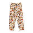 thumbnail image 1 of Lsque Thanksgiving with Food Print Women's Pajama Pants, Lounge Pant - Comfortable Home Wear,Elastic Waistband, Stylish Design-Medium, 1 of 9