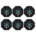 thumbnail image 1 of Lsque The Binding of Isaac Pattern 4" Drink Coasters Set of 6, Leather Absorbent Coasters, Table Coaster Set Decorative Coffee Cup Coasters Housewarming Gift, 1 of 7