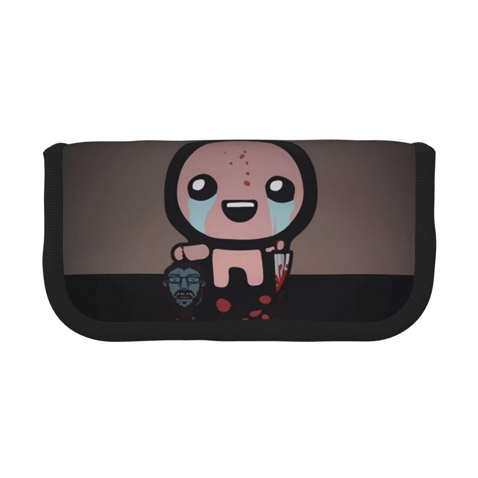 Lsque The Binding of Isaac Pattern Canvas Pen Case - Pencil Pouch ...