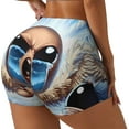 thumbnail image 1 of Lsque The Binding of Isaac Pattern High Waisted Biker Shorts for Women-Tummy Control Fitness Athletic Workout Running Yoga Gym Shorts,Moisture-Wicking-Large, 1 of 9