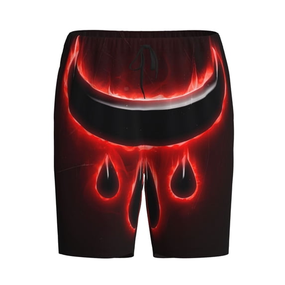 Lsque The Binding of Isaac Mens Sleep Pajama Shorts,Short Pajama Pants, Cotton Ultra-Soft Knit-Small