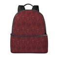 thumbnail image 1 of Lsque The Binding of Isaac Pattern Backpack – School Travel Canvas Daypack with Ergonomic Padded Straps, Multiple Compartments & Leather Handle, 1 of 5