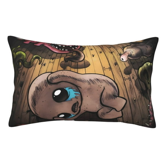 Lsque The Binding of Isaac Pattern Bedding Waterproof Pillow Protector Zippered Queen – Bed Bug Proof Pillow Encasement-20"x30"
