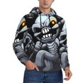thumbnail image 1 of Lsque The Binding of Isaac Pattern Casual Men's Hoodie,Hooded Sweatshirt with Kangaroo Pocket,Pullover Hoodie-X-Large, 1 of 8