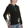 thumbnail image 1 of Lsque The Binding of Isaac Pattern Casual Women's Hoodie,Hooded Sweatshirt with Kangaroo Pocket,Pullover Hoodie with Eye-catching Drawstrings-Large, 1 of 8
